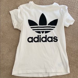 Adidas black & white T-shirt